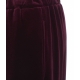 Pantaloni in velluto bordeaux