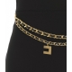 Minigonna in crpe stretch nero