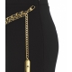 Minigonna in crpe stretch nero