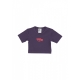 maglietta corta ragazza sportswear trend baby tee DARK RAISIN