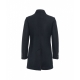 Cappotto in lana blu scuro