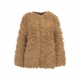 Cappotto in faux pelliccia Filante marrone chiaro
