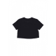 maglietta corta ragazza sportswear futura crop tee BLACK
