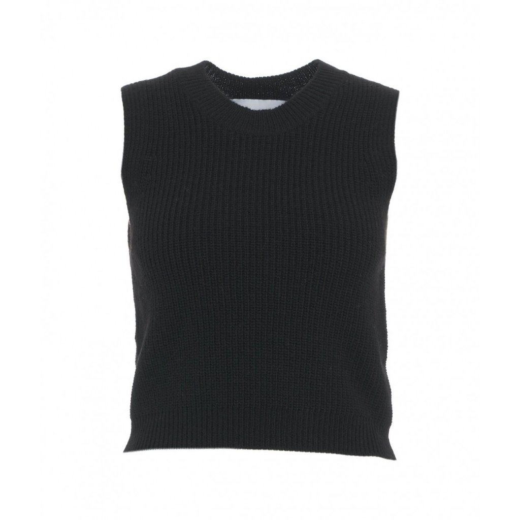 Gilet in maglia nero