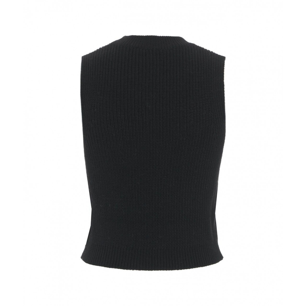 Gilet in maglia nero