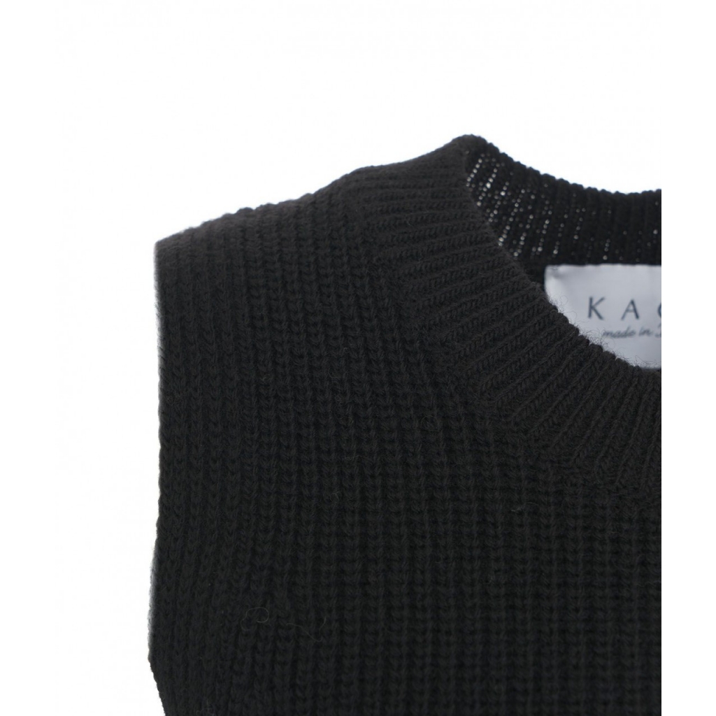 Gilet in maglia nero