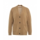 Cardigan in maglia marrone