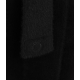 Cappotto Uvaggio con cintura in vita nero