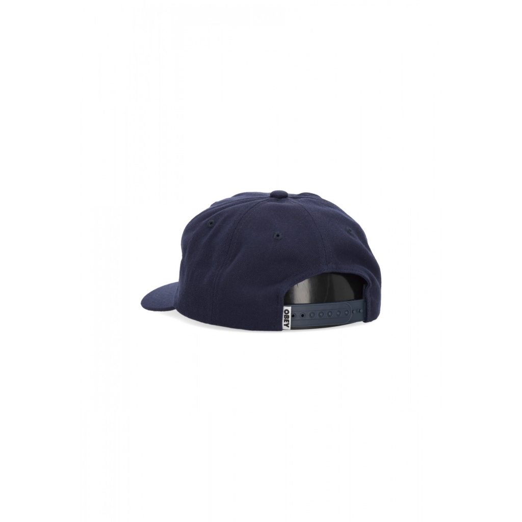 cappellino visiera curva uomo academy 6panel classic snapback NAVY
