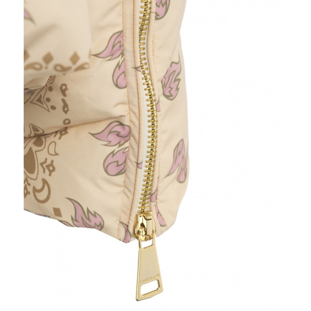 Piumino trapuntato con motivo paisley Bandana crema