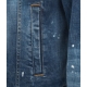 Giacca denim blu