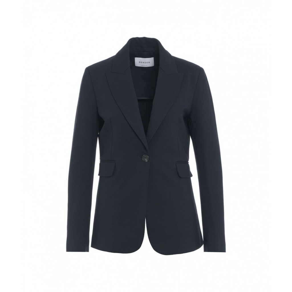 Blazer monopetto blu scuro