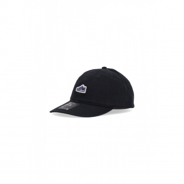 cappellino visiera curva uomo club unstructured flat bill dunk patch cap BLACK