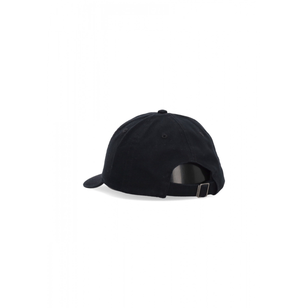 cappellino visiera curva uomo club unstructured flat bill dunk patch cap BLACK