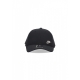 cappellino visiera curva uomo dri-fit club structured metal logo cap BLACK/METALLIC SILVER