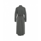 Vestito maxi a camicia Artemisia grigio