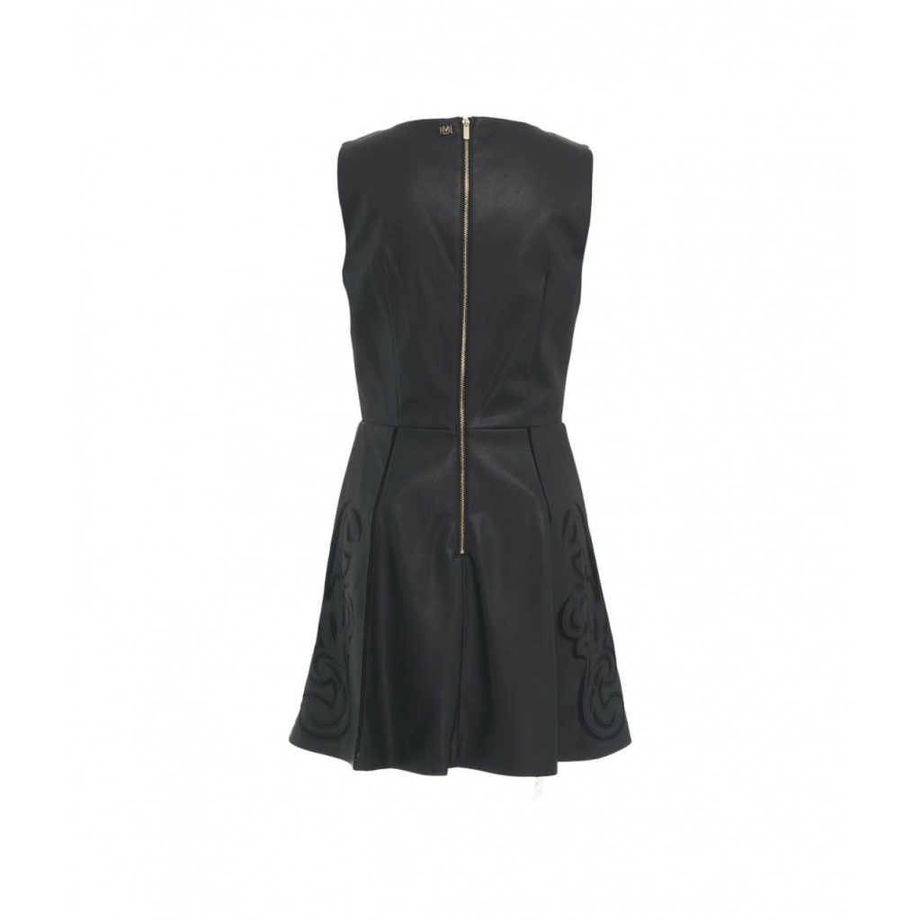 Abito in eco pelle nero