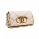Borsa a tracolla LaPuffy in matelass crema