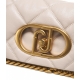 Borsa a tracolla LaPuffy in matelass crema