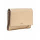 Pochette con dettaglio logo oro