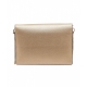 Pochette con dettaglio logo oro