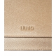 Pochette con dettaglio logo oro