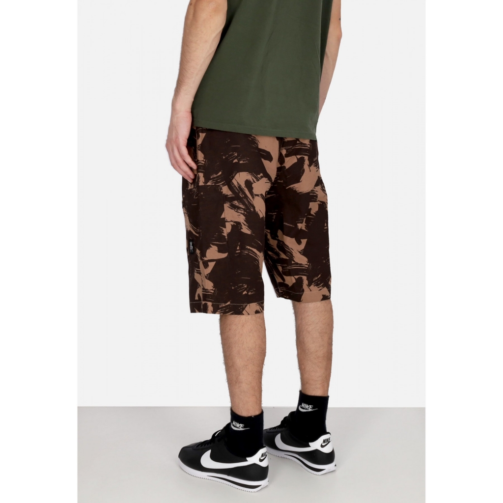 pantalone corto uomo hidden cargo shorts BROWN/CAMO