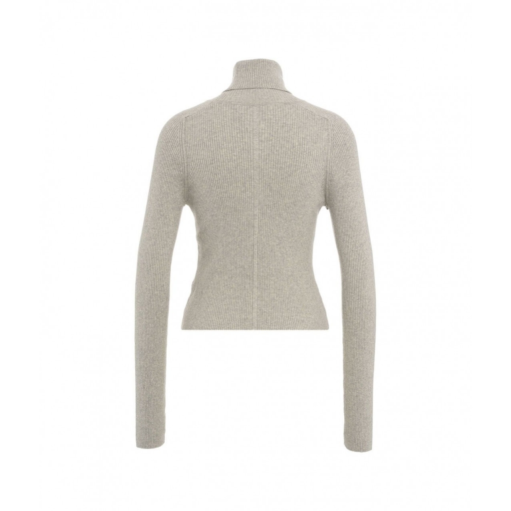 Maglione con dolcevita grigio chiaro
