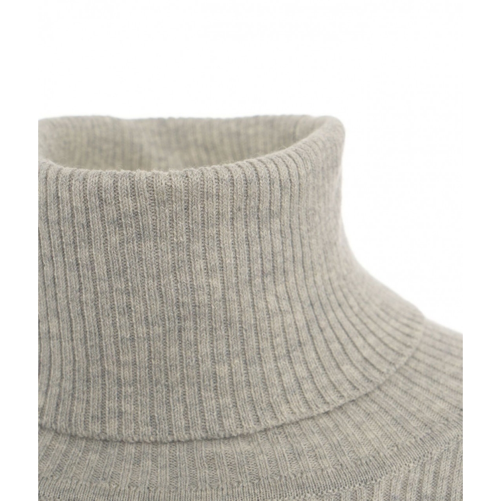 Maglione con dolcevita grigio chiaro