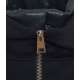 Cappotto in lana vergine blu scuro