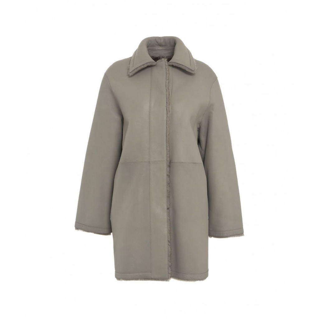 Montone reversibile grigio