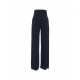 Pantaloni a gamba larga blu scuro