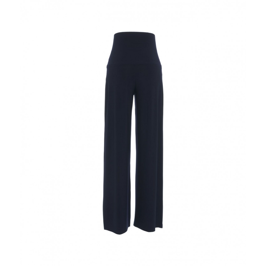 Pantaloni a gamba larga blu scuro