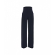Pantaloni a gamba larga blu scuro