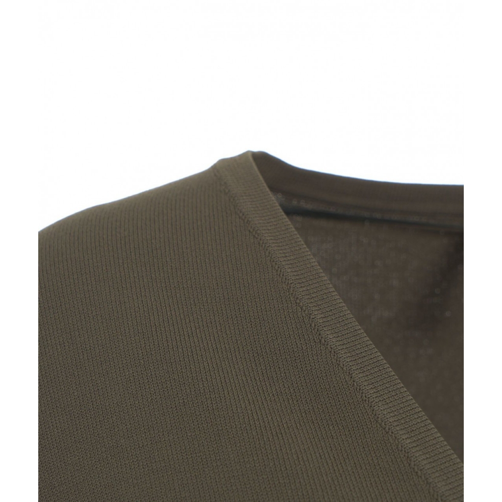 Maglione con bottoni decorativi verde scuro