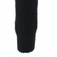 Cardigan con collo in perline nero
