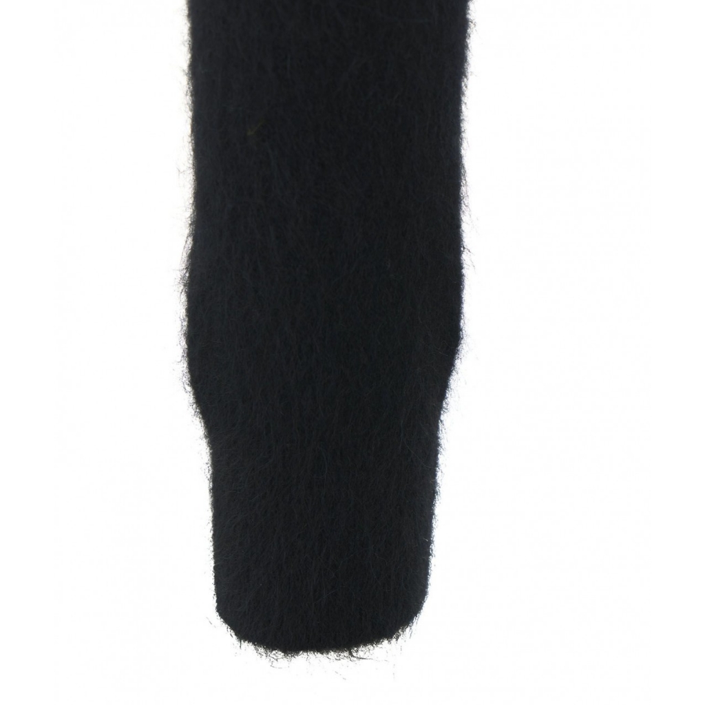 Cardigan con collo in perline nero