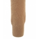 Cardigan con collo in perline beige