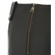 Mini gonna in pelle nero