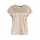 T-shirt in seta Farida grigio chiaro