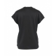 T-shirt in seta Farida nero