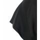 T-shirt in seta Farida nero