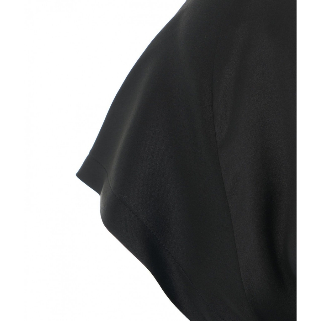 T-shirt in seta Farida nero