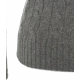 Maglione in lavorazione intrecciata grigio