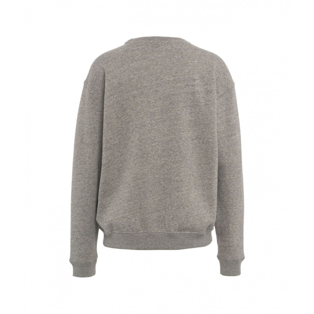 Felpa con ricamo del logo grigio
