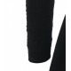 Mini abito in maglia nero