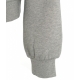 Felpa con scritta logo grigio chiaro