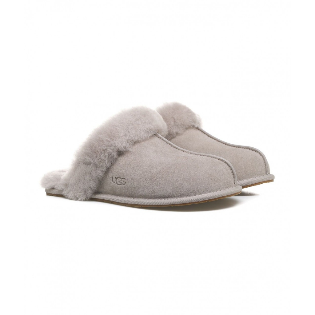 Slipper Scuffette grigio chiaro