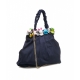 Shopper Anna blu scuro