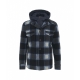 Giacca in stile lumberjack blu scuro